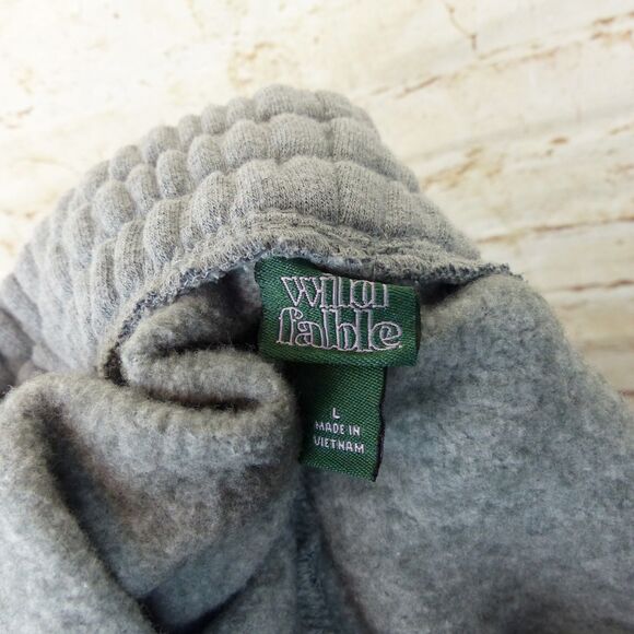 Wild Fable Shorts Womens L Gray High Rise Elastic Waist Fleece Dolphin Style - Picture 9 of 11